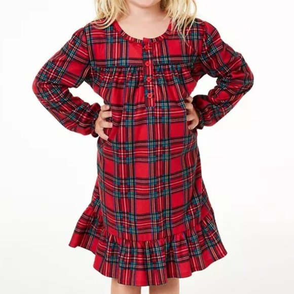 #8 💚 3 for $35 💚 Brinkley Plaid Pajama Nightgown - Picture 1 of 9